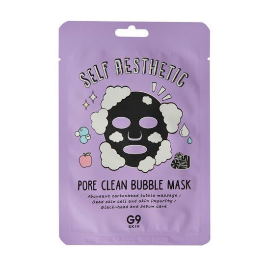 G9 Skin Self Aesthetic Pore Clean Bubble Mask 1ud