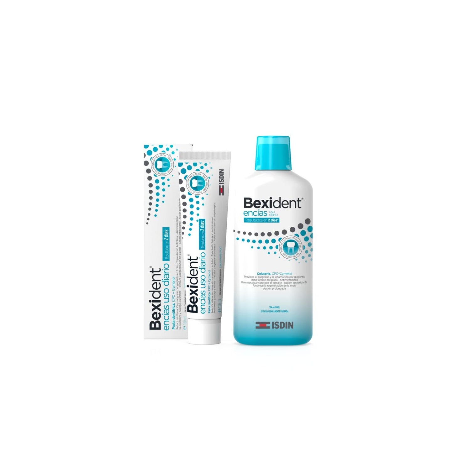 ISDIN Bexident Encías Pack Pasta Dental 125ml + Colutorio 500ml
