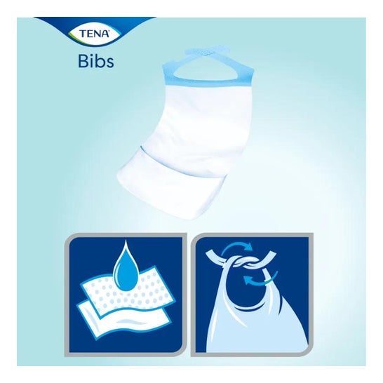 Tena Bib baberos adulto desechables talla S/M 150uds