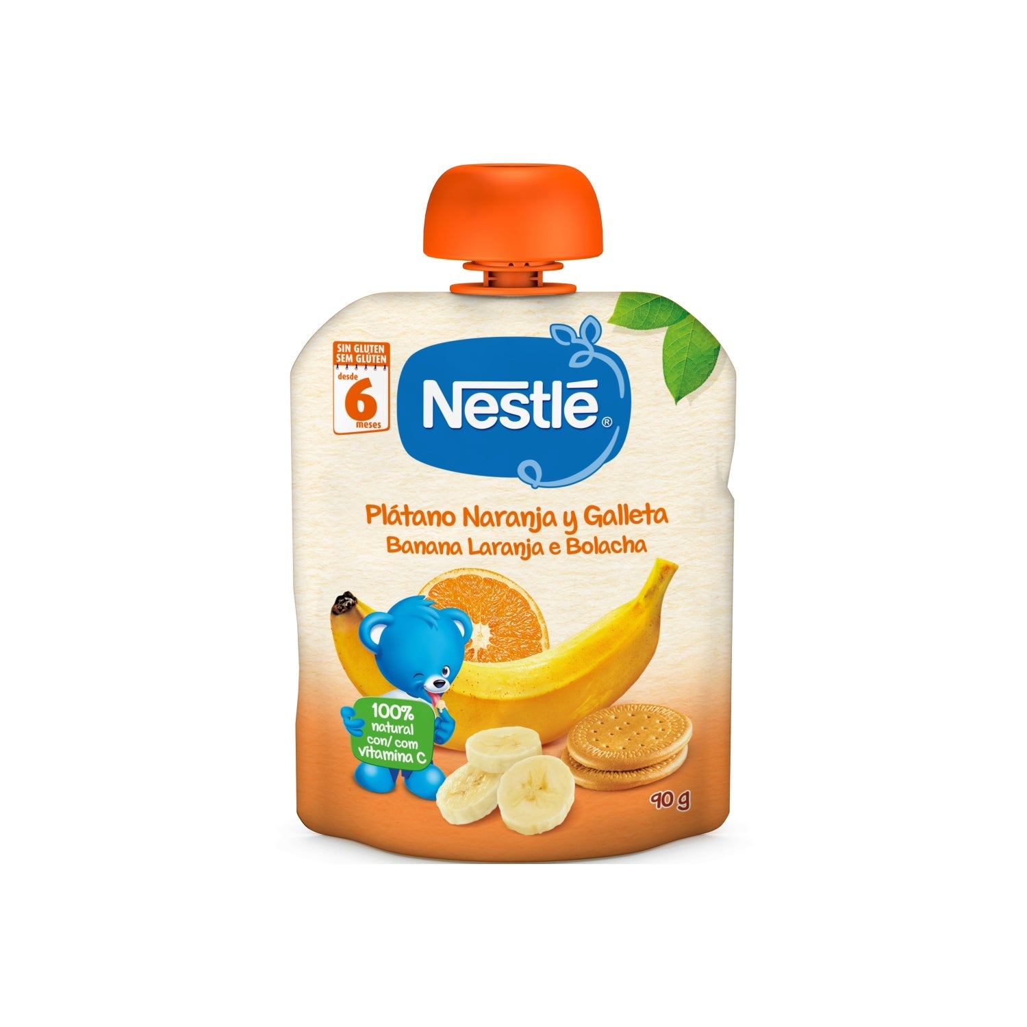 Nestle NaturNes Plátano Naraja Galleta 6ml 90gr