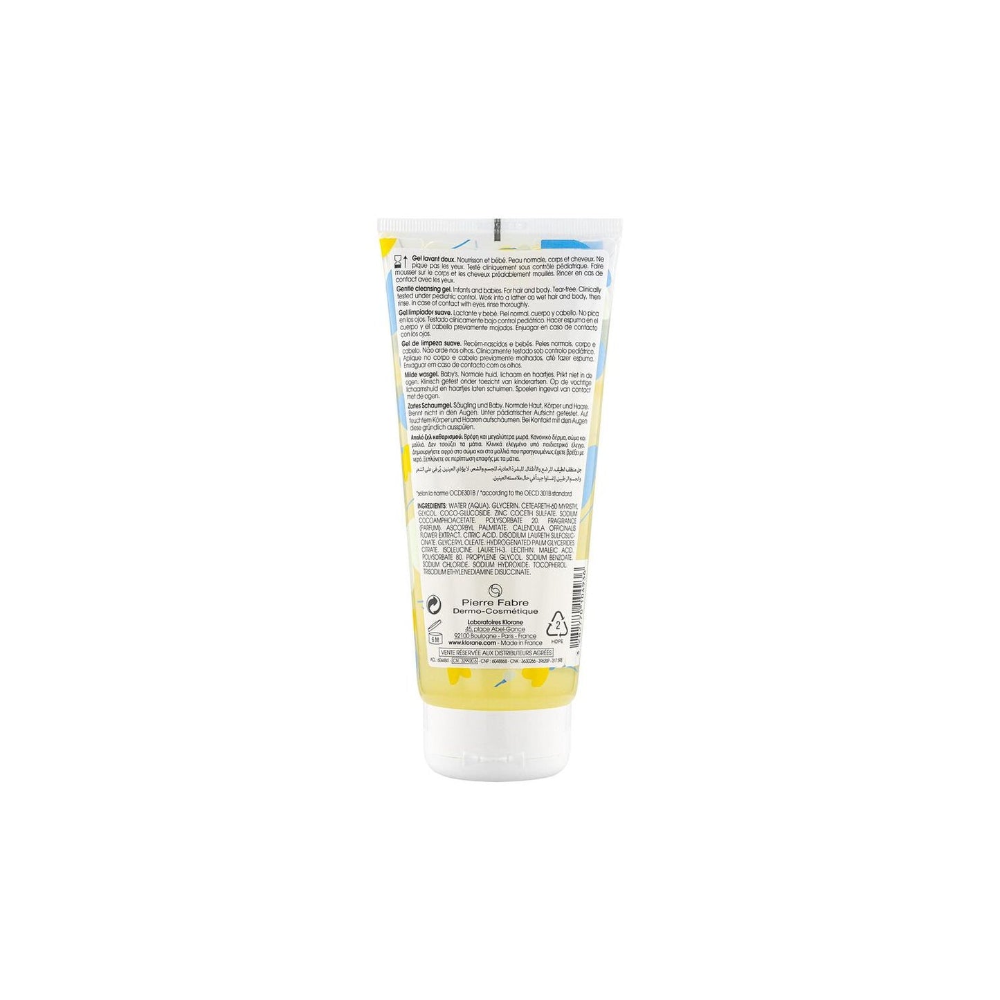Klorane Bebé Gel Limpiador Suave 200ml