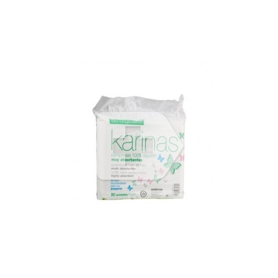 Acofar Karinas Originales Compresa Higiénica Algodón 20uds