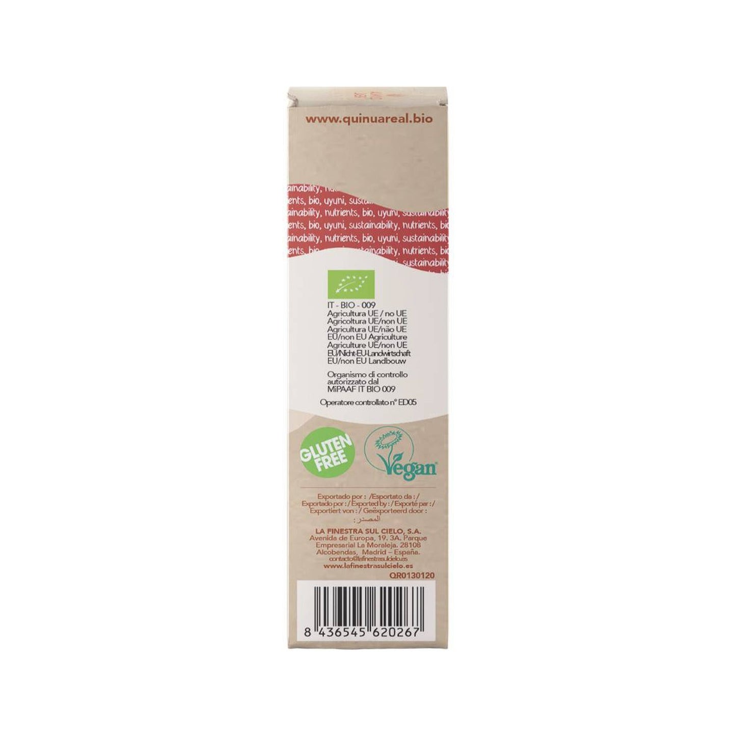 Quinoa Real Fusilli Arroz Y Quinoa 250g