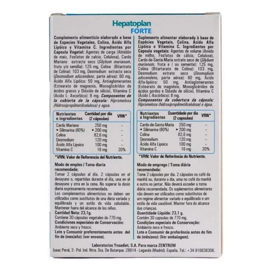 Zentrum Hepatoplan Forte 30vcaps