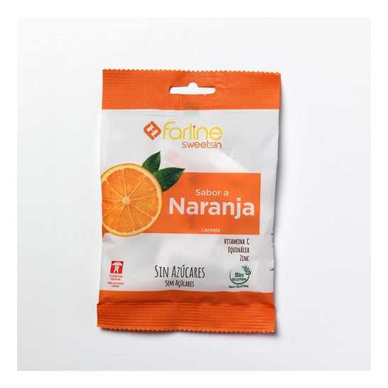 Farline Sweetsin Caramelos Naranja 40g