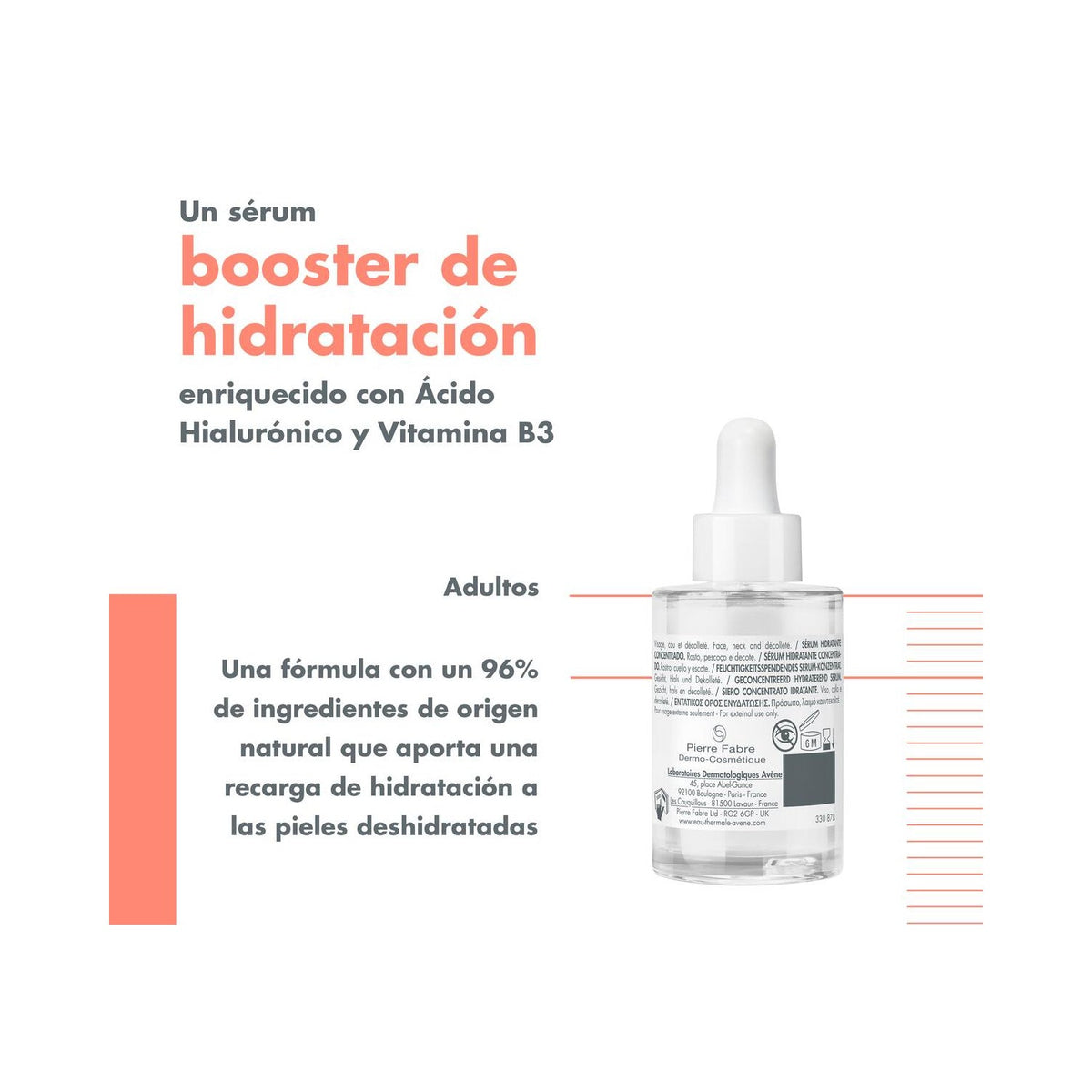 Avène Hydrance Boost Sérum Hidratante Concentrado 30ml