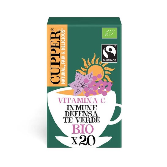 Cupper Té Verde Inmune Bio 20 Sobres