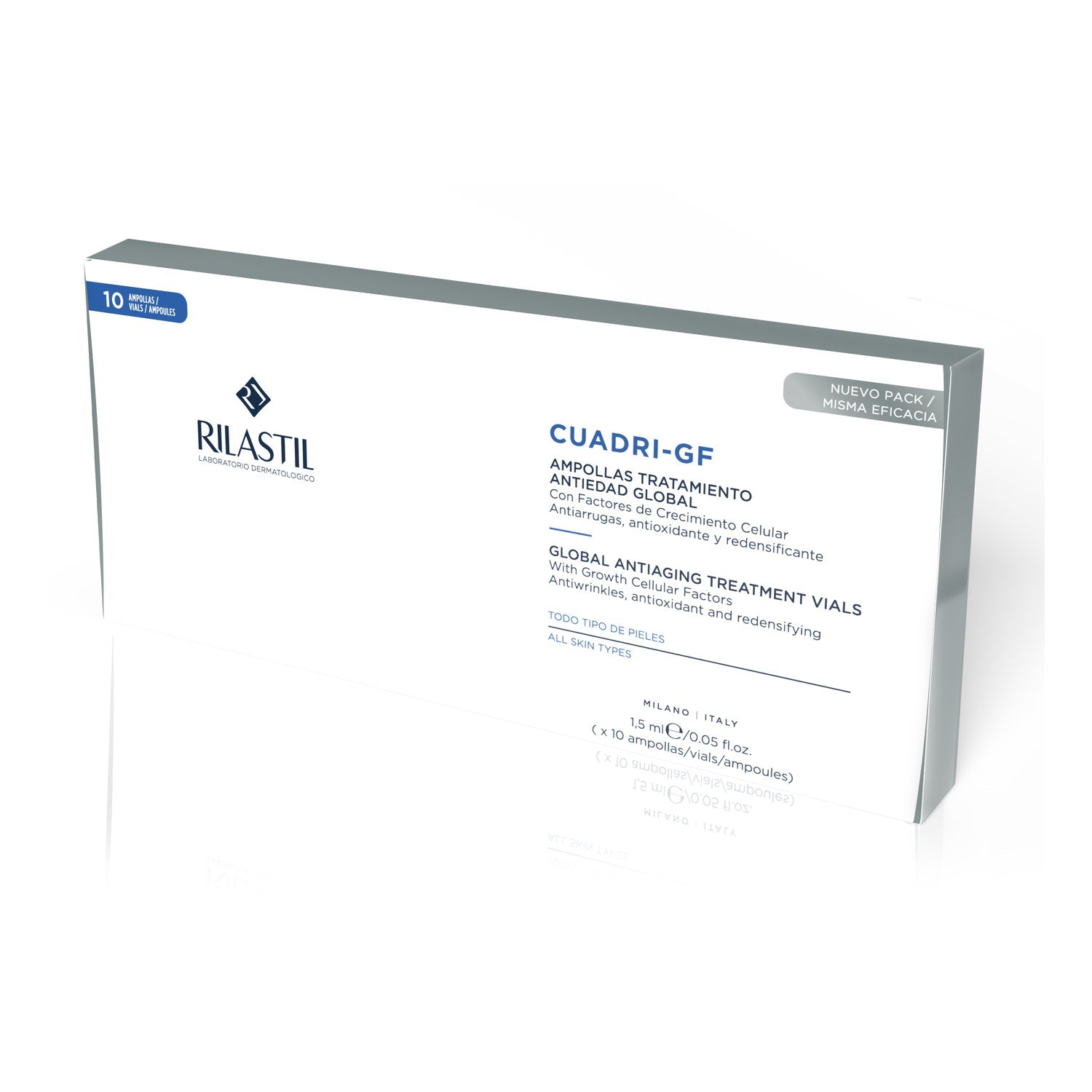 Rilastil Multirepair Cuadri GF Tratamiento Antiedad Global 10 ampollas