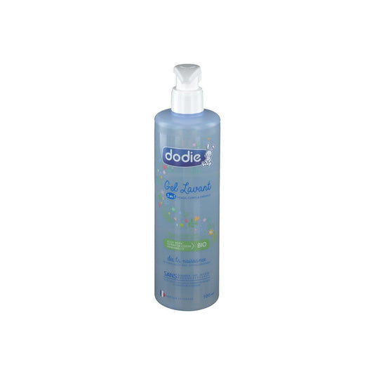 Dodie Gel de Limpieza 3 en 1 Cuerpo y Cabello 500ml