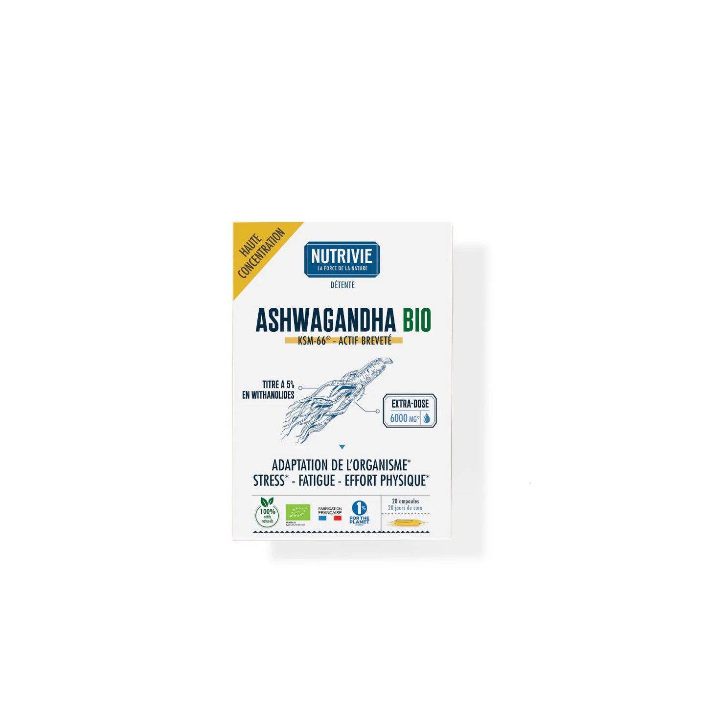 Nutrivie Ahwagandha Bio Ampollas 20x10ml