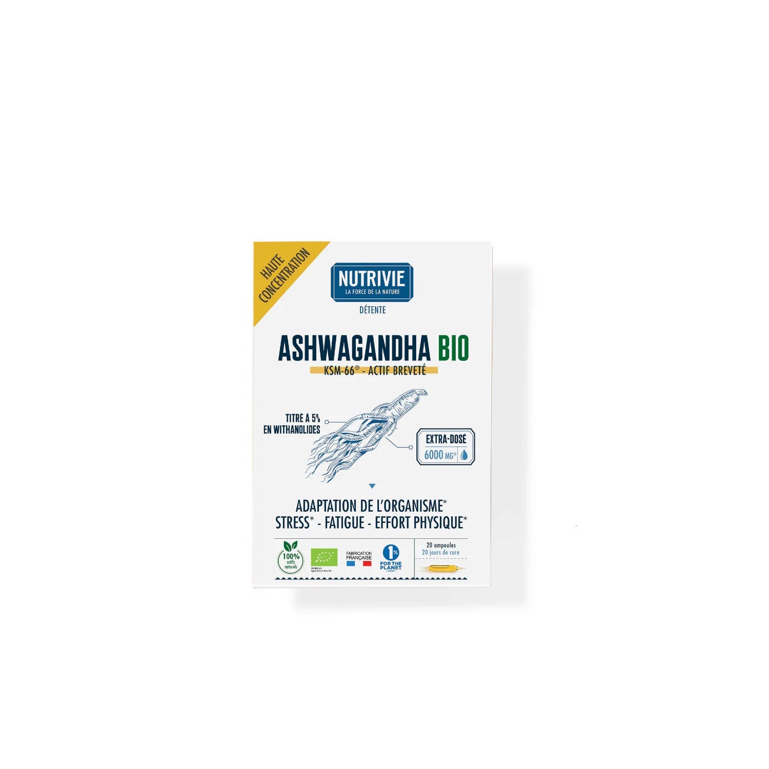Nutrivie Ahwagandha Bio Ampollas 20x10ml