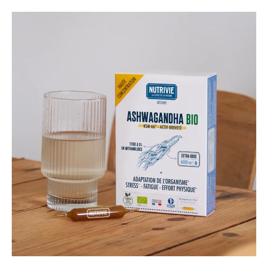 Nutrivie Ahwagandha Bio Ampollas 20x10ml