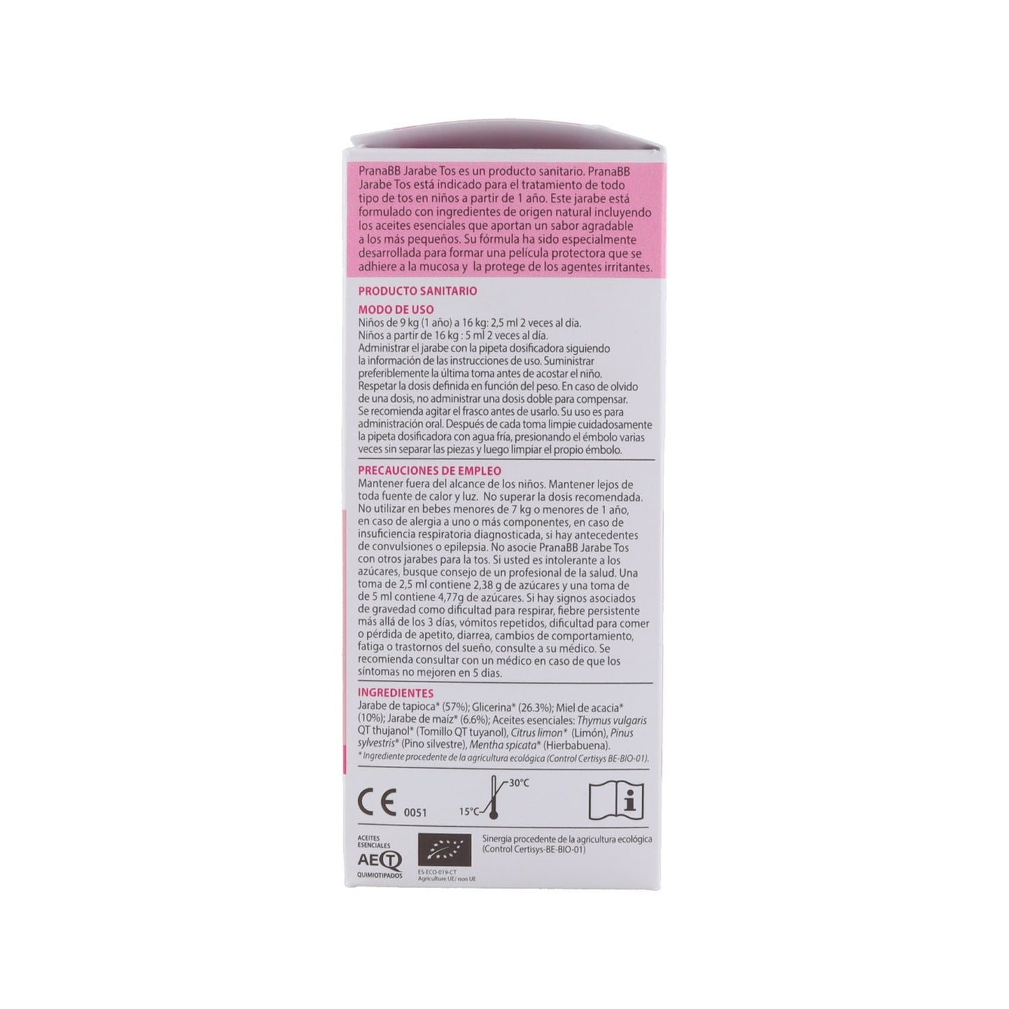 Pranarôm PranaBB Jarabe Tos BIO 120ml