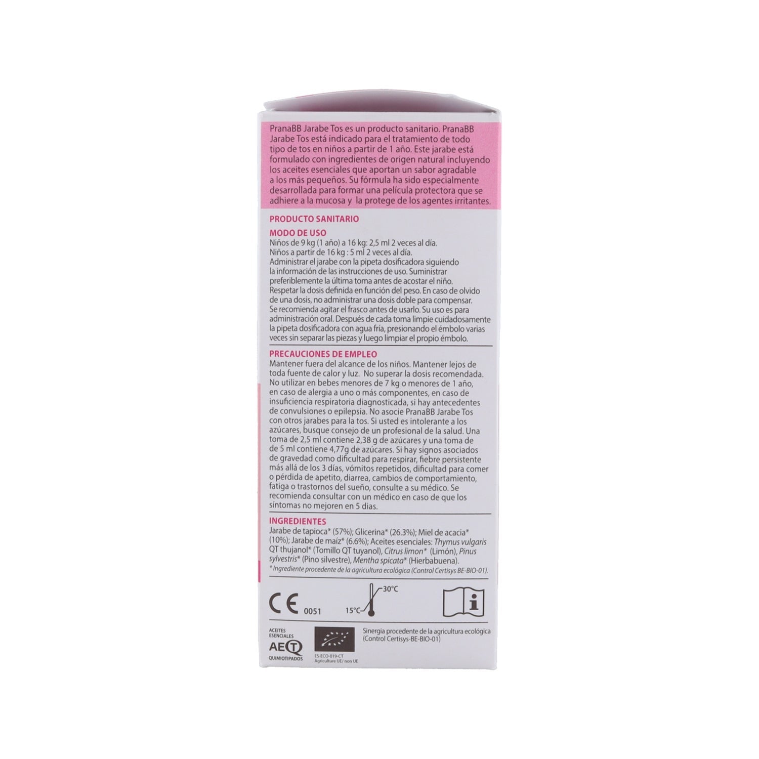 Pranarôm PranaBB Jarabe Tos BIO 120ml
