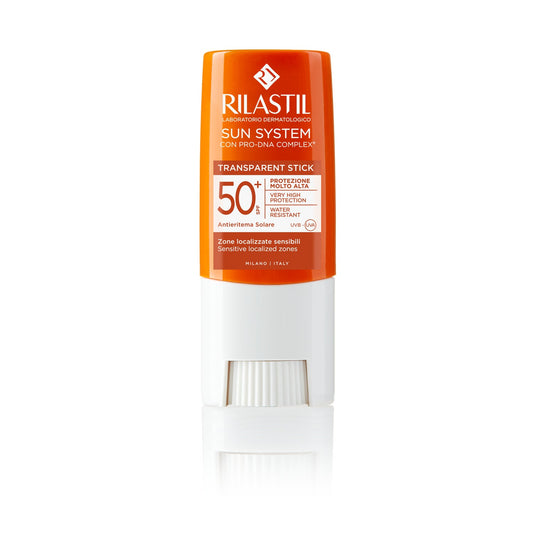 Rilastil Sun System Stick Solar Transparente Zonas Sensibles SPF50+ 8,5gr