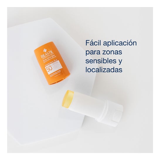 Rilastil Sun System Stick Solar Transparente Zonas Sensibles SPF50+ 8,5gr
