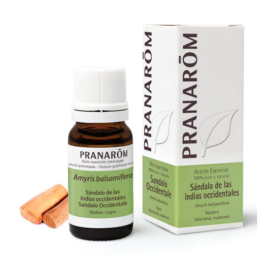 Pranarôm Aceite Esencial de Sándalo de las Indias Occidentales 10ml