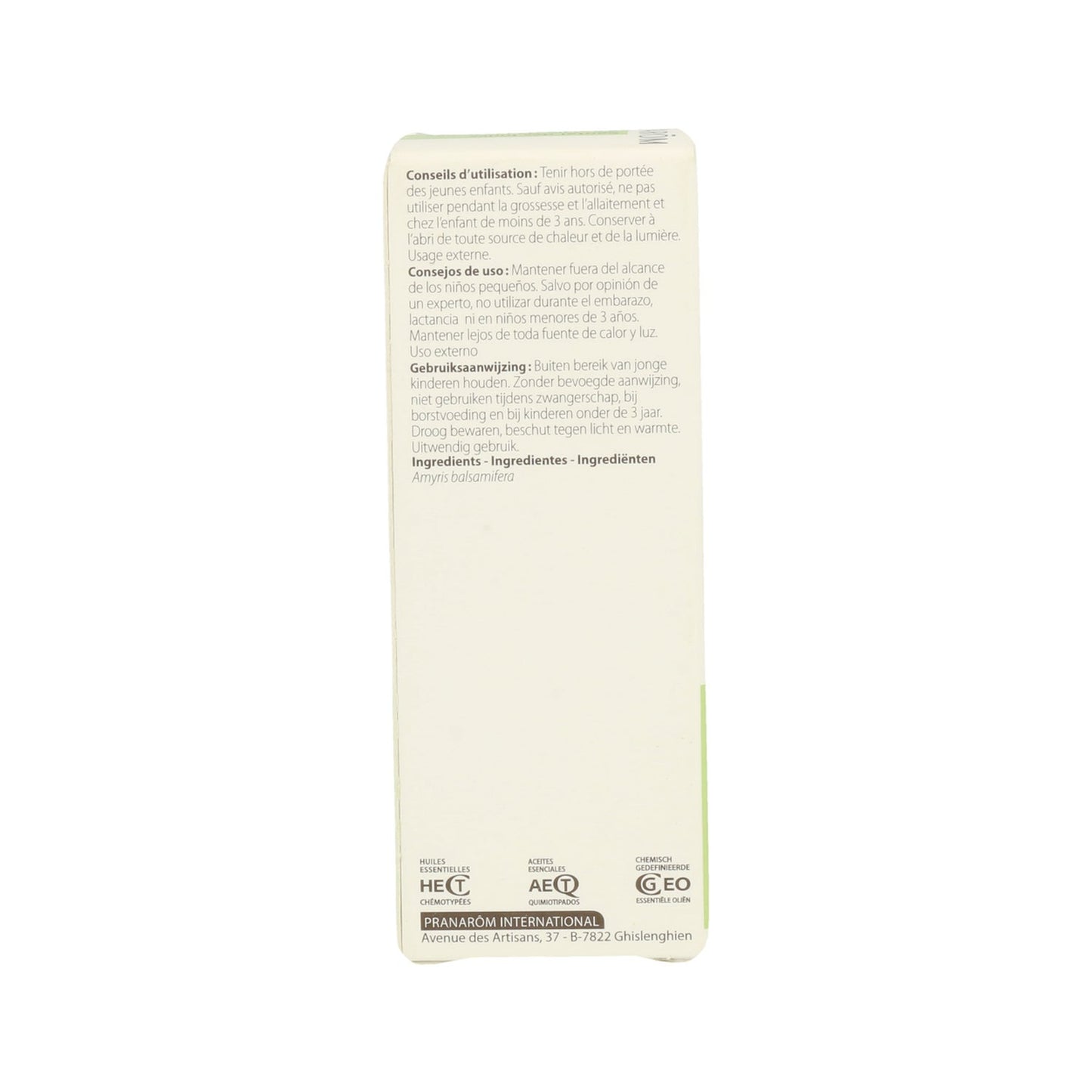 Pranarôm Aceite Esencial de Sándalo de las Indias Occidentales 10ml