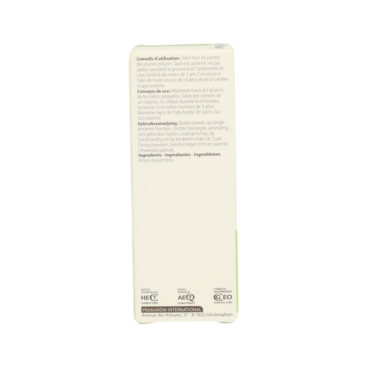 Pranarôm Aceite Esencial de Sándalo de las Indias Occidentales 10ml