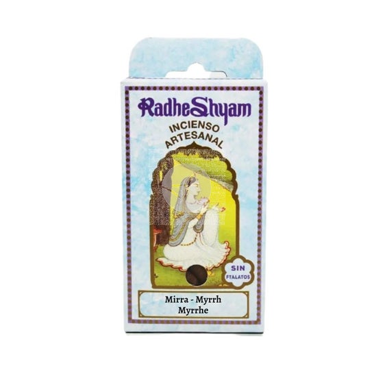 Radhe Shyam Incienso Cono Mirra 15uds