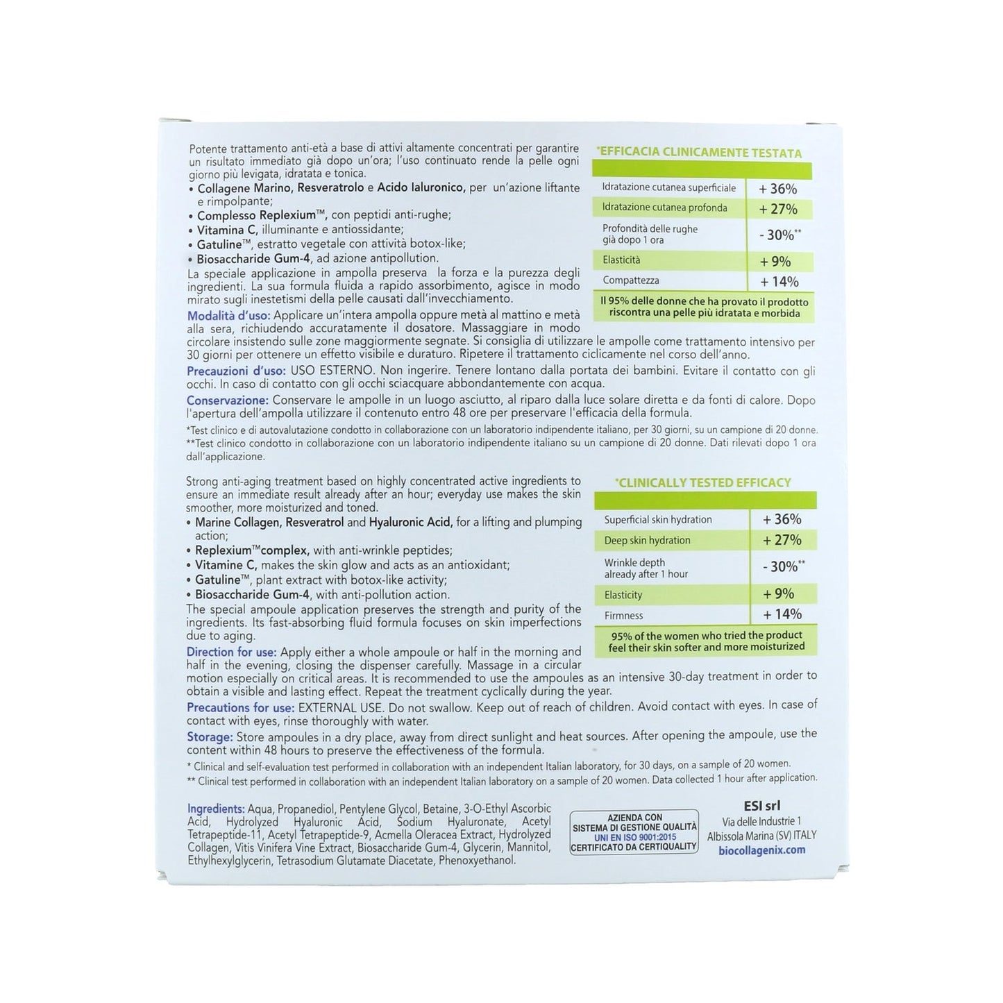 Esi Biocollagenix 30 Ampollas