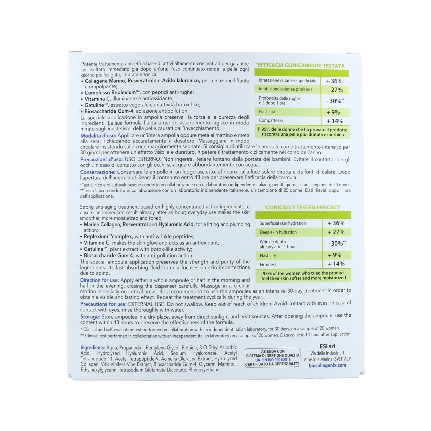Esi Biocollagenix 30 Ampollas