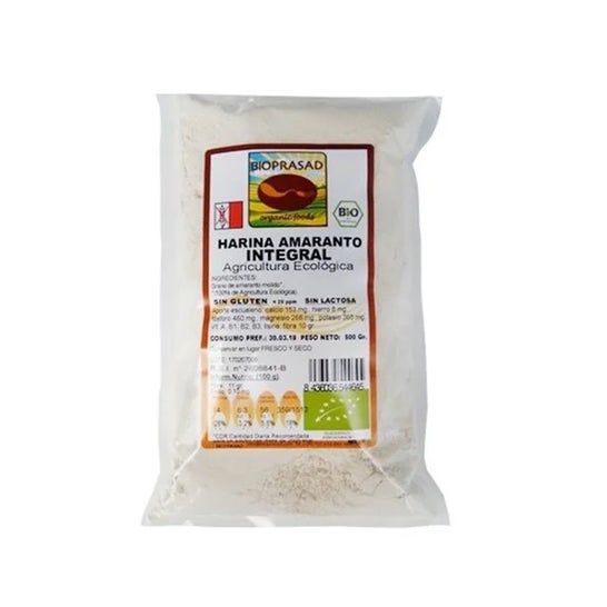Bioprasad Harina Amaranto sin Gluten Bio 500g