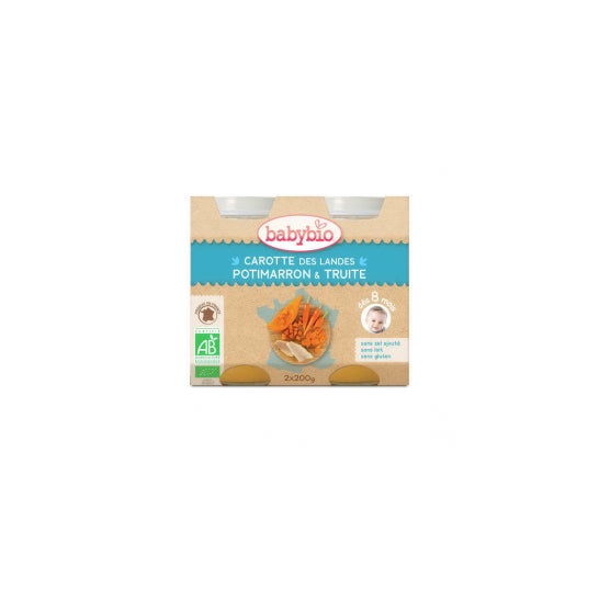 Babybio Menu Vegetable/Truite 2X200g