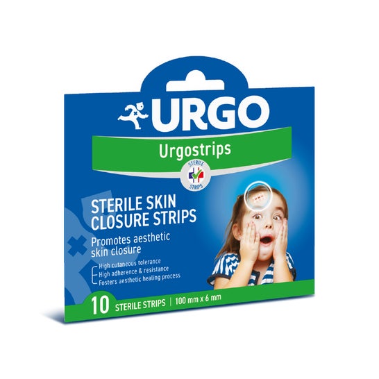 Urgo Urgostrips Tiras Esterilizadas Precortadas 100 x 6mm 10 uds