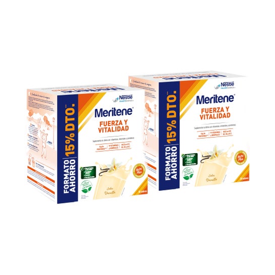 Meritene Fuerza y Vitalidad Vainilla 2x30 Sobres