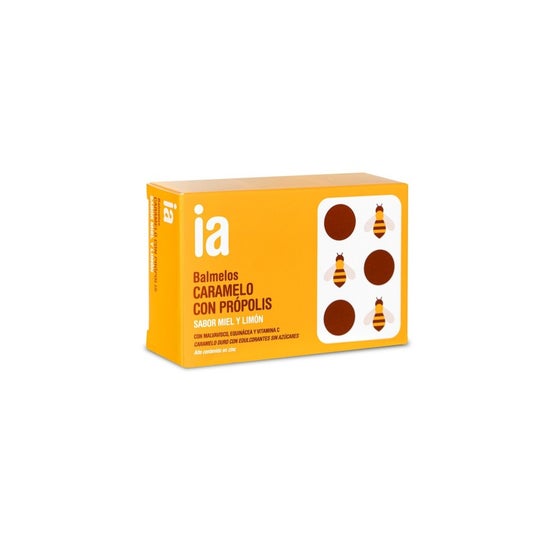 Interapothek Balmelos Caramelo con Própolis Sabor Miel y Limón 18 caps