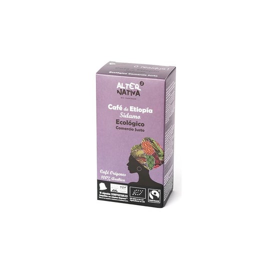 Alternativa3 Café Etiopía Sidamo Cápsula 10x5g