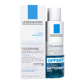 La Roche Posay Set Toleriane Dermallergo Ojos + Dermo Limpiador