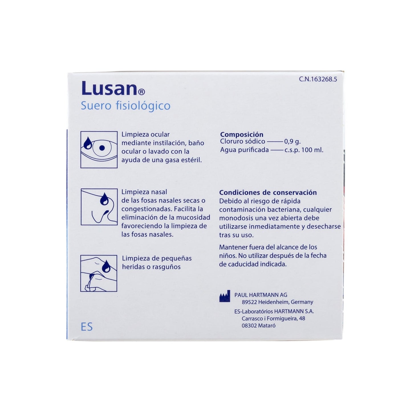 Lusan® Suero Fisiológico 30x5ml