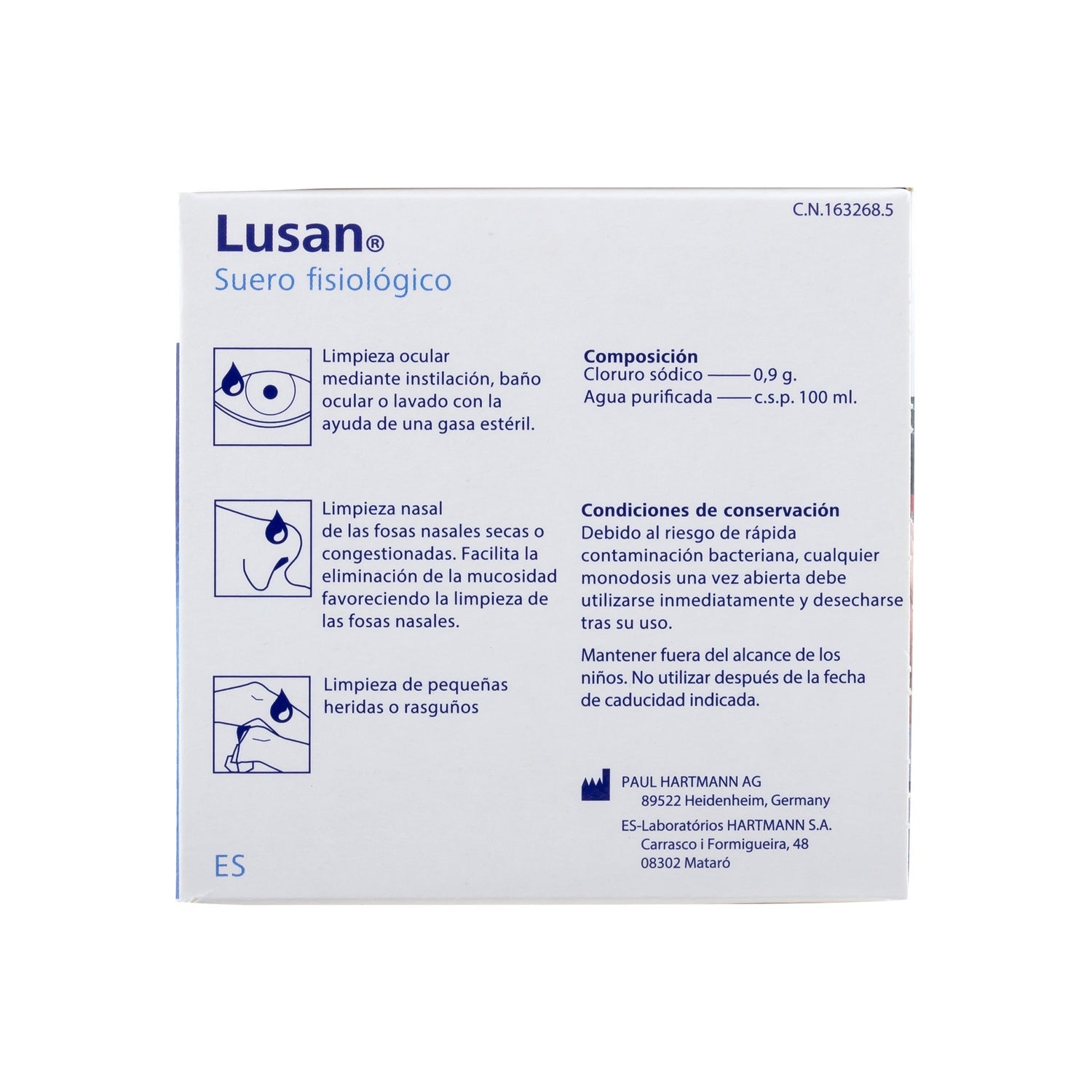 Lusan® Suero Fisiológico 30x5ml