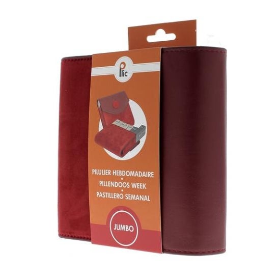 Plic Care Pastillero Jumbo Bicolor Bordeaux 1 ud