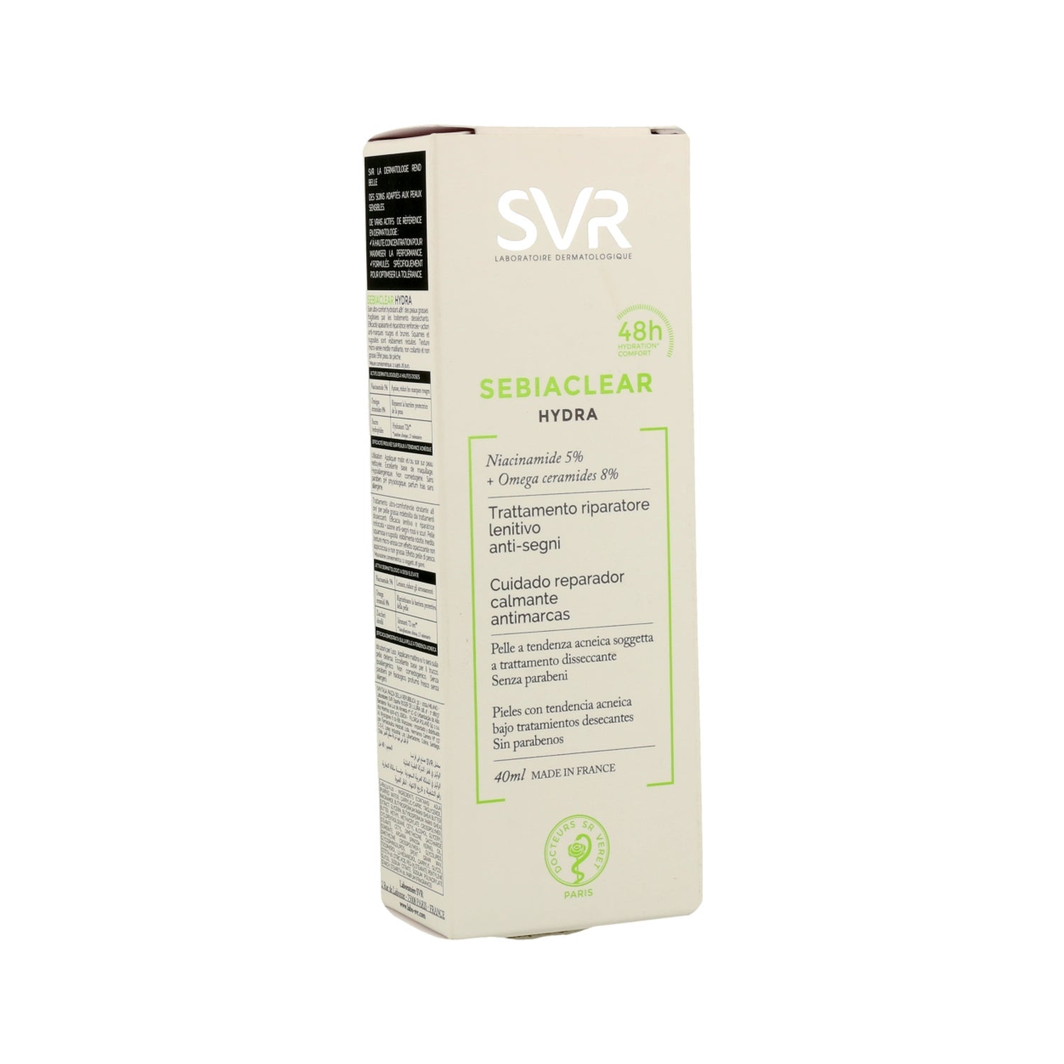 SVR Sebiaclear Hydra Crema Reparadora Hidratante 40ml