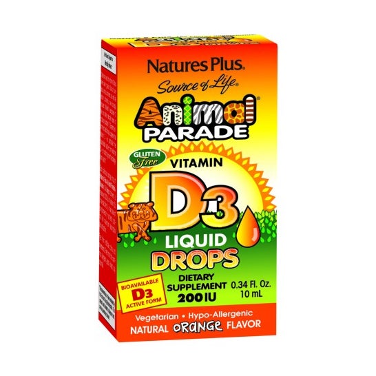 NaturesPlus Animal Parade Vitamina D3 10 ml