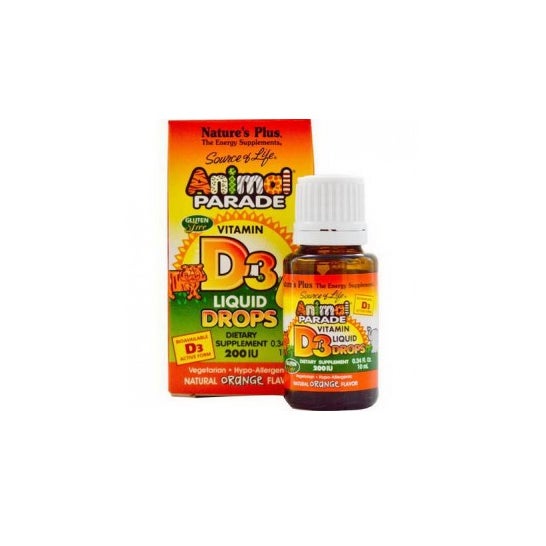NaturesPlus Animal Parade Vitamina D3 10 ml