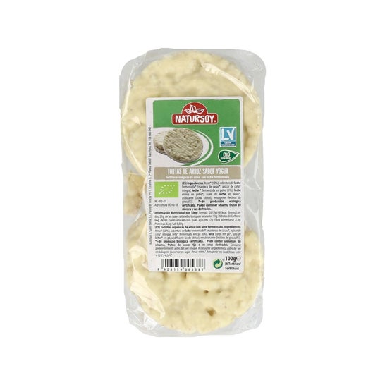 Natursoy Tortas de Arroz Con Yogur 100 g