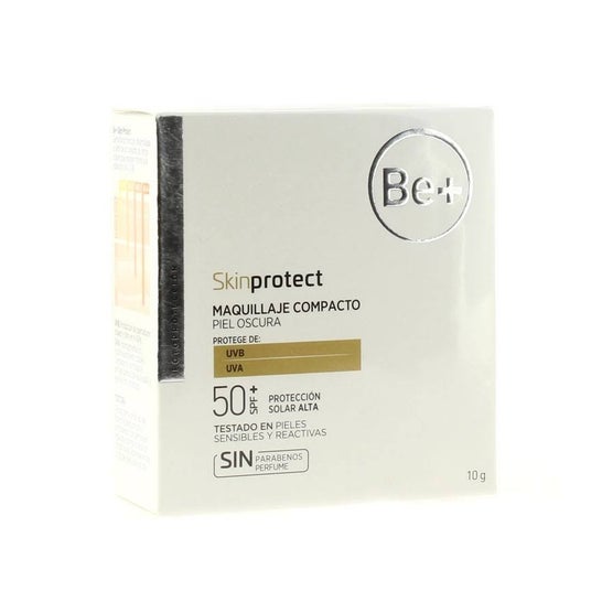 Be+ Skin Protector Solar Maquillaje Piel Oscura Spf50 10g