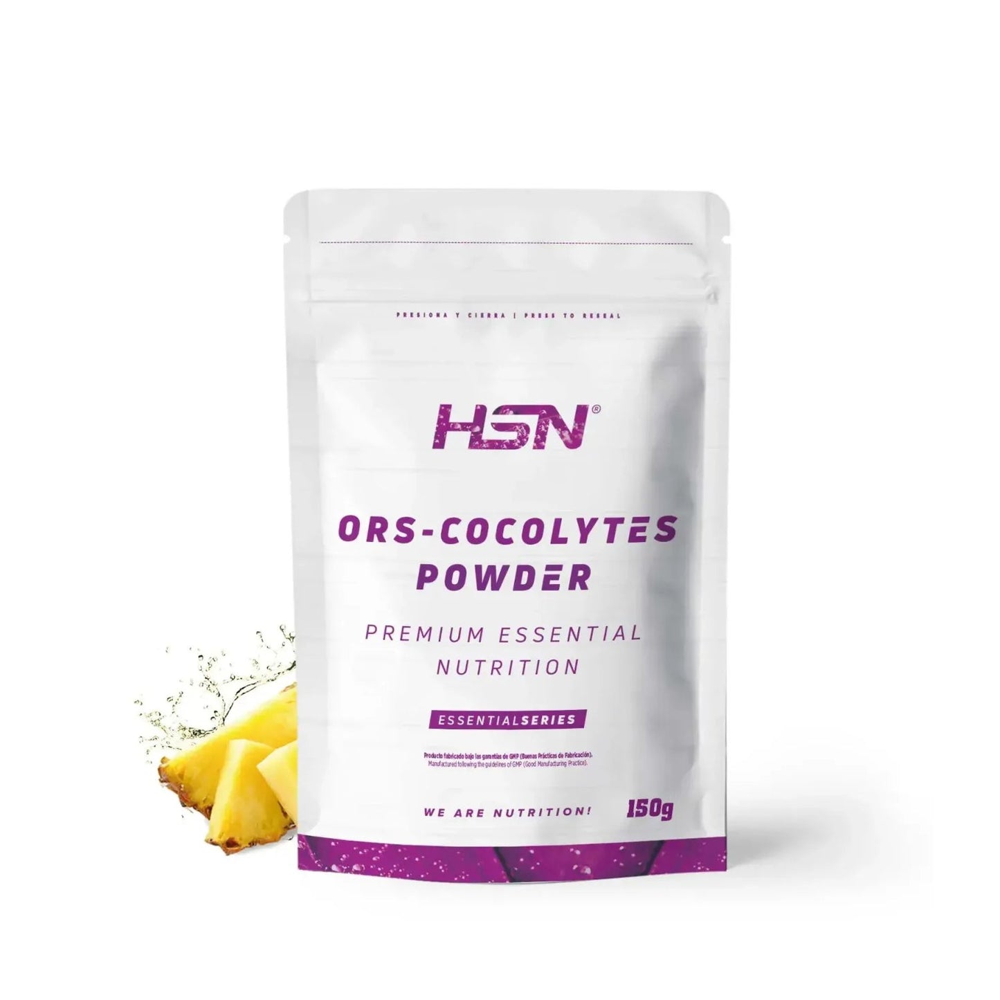 HSN ORS Cocolytes Agua de Coco + Electrolitos en Polvo Piña 150g