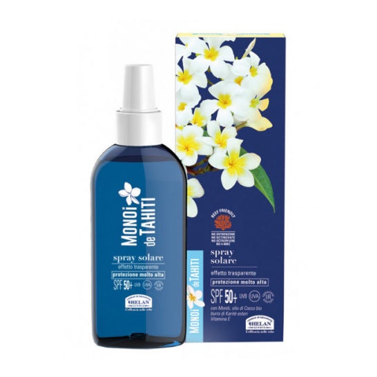 Helan Monoï de Tahiti Spray Solare Effetto Transparente SPF50+ 150ml