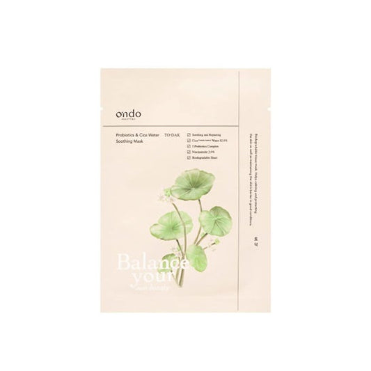 Ondo Beauty Prebiotics & Cica Water Soothing Mask