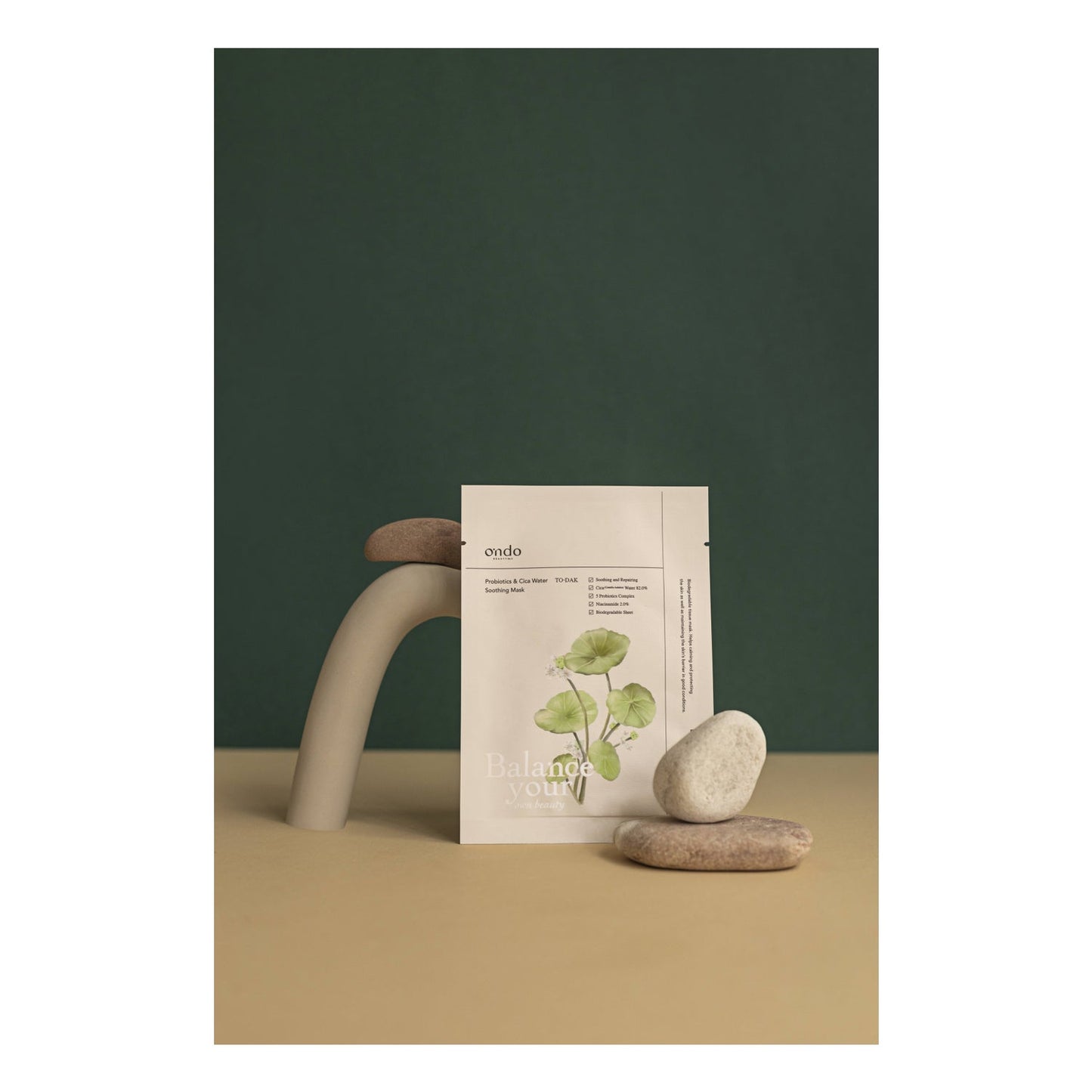 Ondo Beauty Prebiotics & Cica Water Soothing Mask