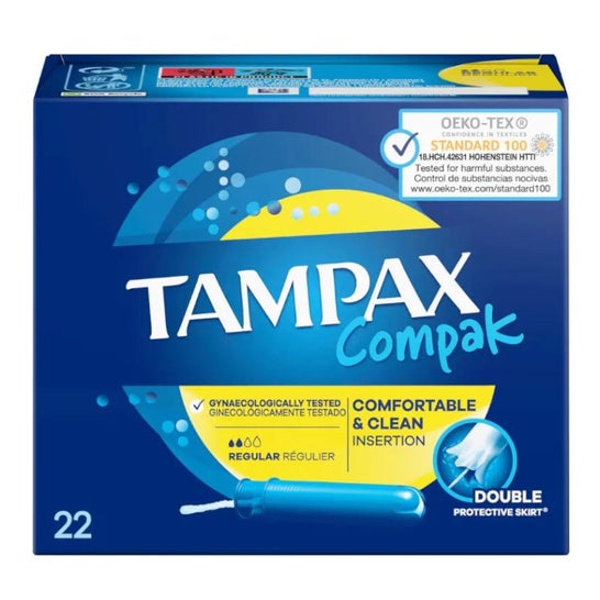 Tampax Compak Regular 22uds