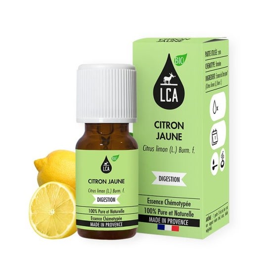 LCA Essence de Citron Jaune BIO 10 ml