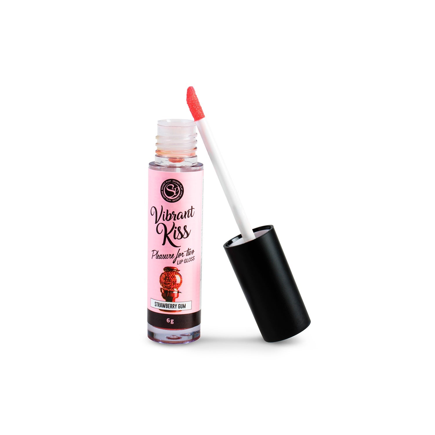 Secret Play Lip Gloss Vibrant Kiss Strawberry Gum 6g