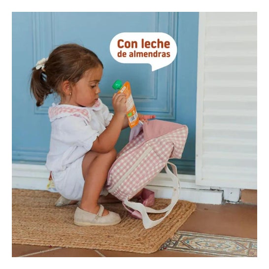Smileat Pouch Ecológico de Leche de Almendras Mango y Piña 100g