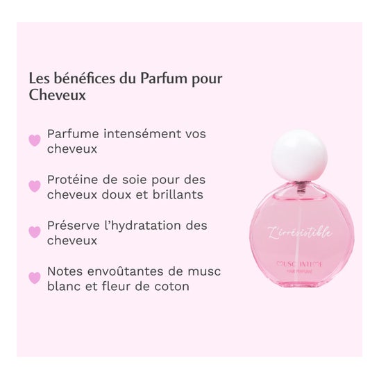 Musc Intime Parfume para Cabello Musc Blanc L'irrésistible 50ml